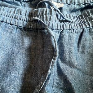 Talbots linen pants. Cropped/ankle.